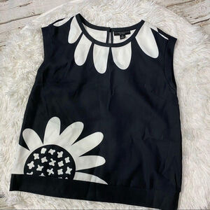 VICTORIA Beckham for Target kids girls daisy black white tank sleeveless